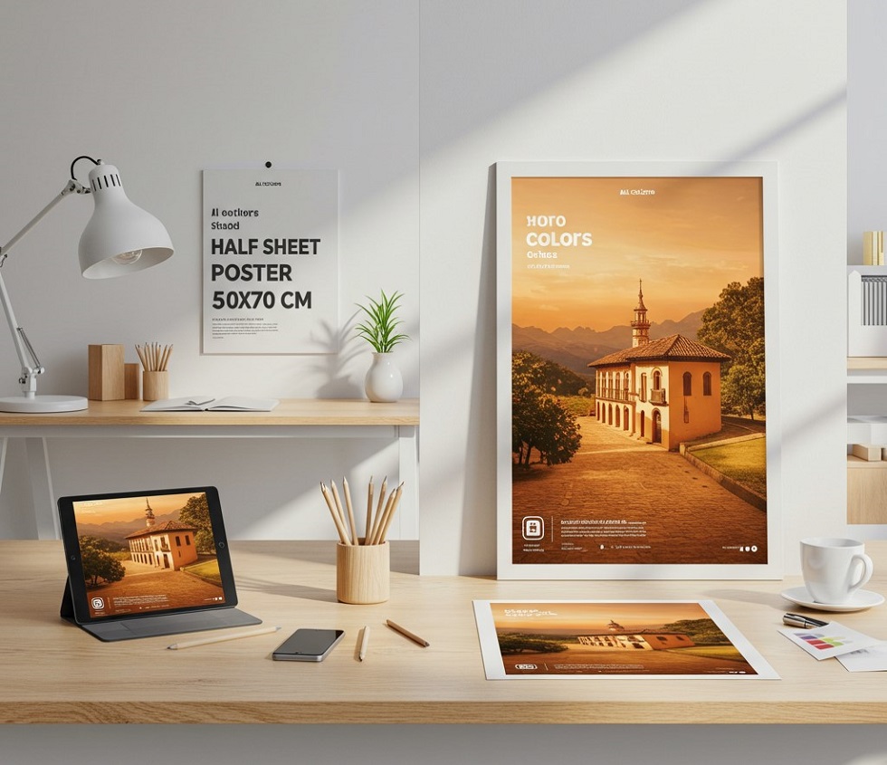 Afiche Medio Pliego 50x70 Cms.