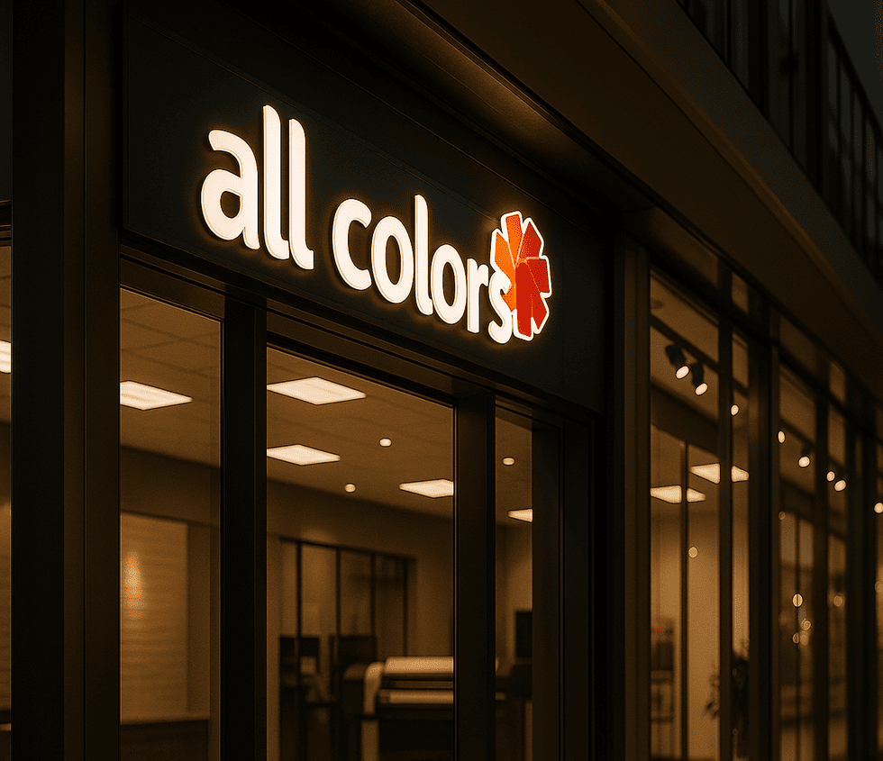 Aviso Luminoso en Acrílico