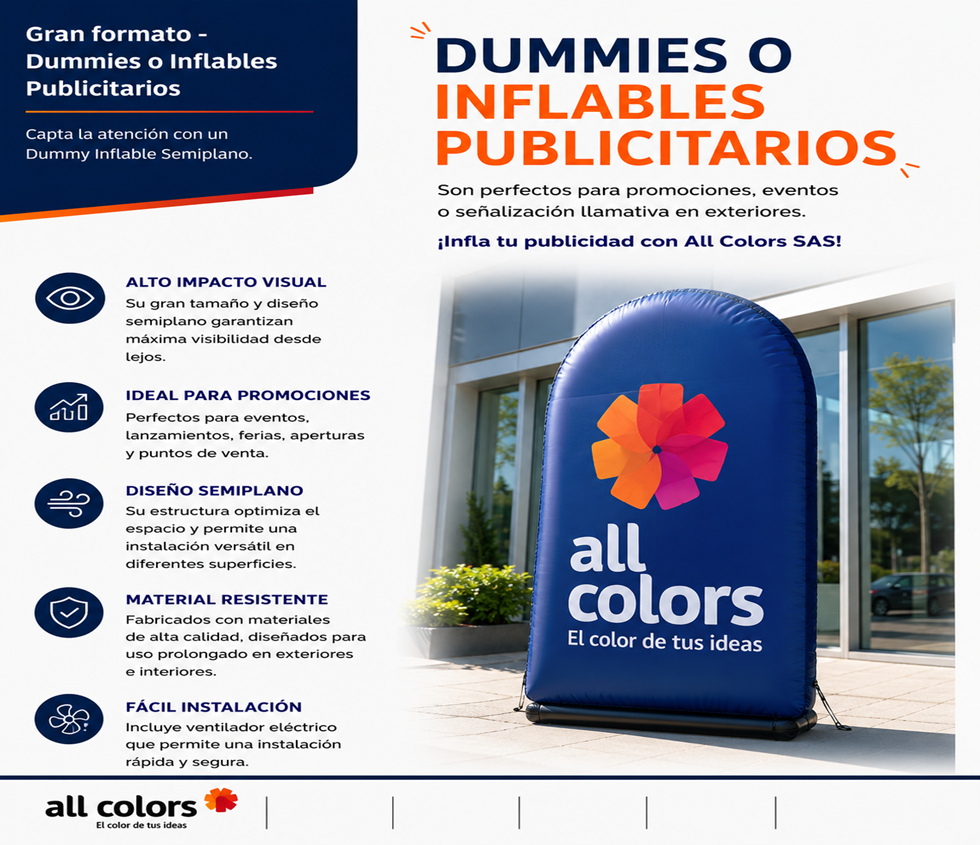 Dummy Inflable Semiplano